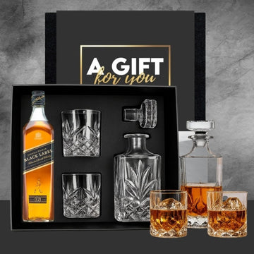 Johnnie Walker Black Decanter Gift Hamper