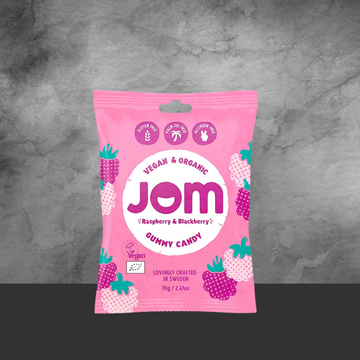 Jom Vegan & Organic Raspberry & Blackberry Candy 70g