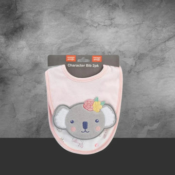 Kimmy Koala Weegoamigo Character Bib 2pk - Tastebuds