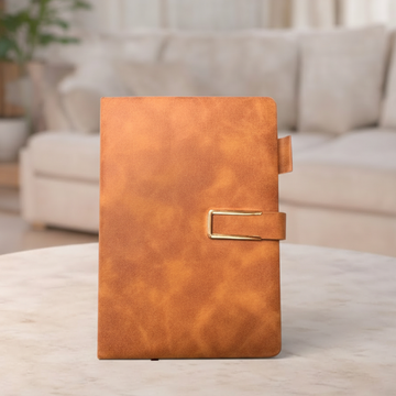 Note Book Tan Leather