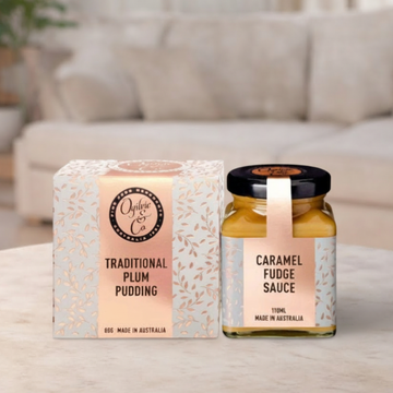 Plum Pudding & Caramel Fudge Dessert Sauce Gift Pack