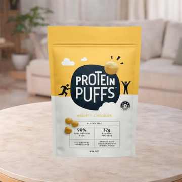 Protein Puffs Mighty Cheddar Puffs 43g