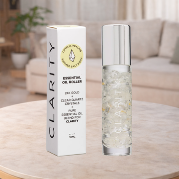 Summer Salt Body Clarity Clear Quartz Essential Oil Roller 10ml