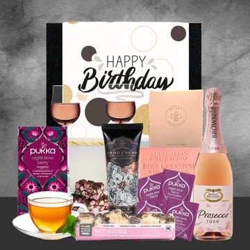 Sparkling & Relax Birthday Hamper For Her - Tastebuds