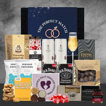 Wine & Whiskey Couple Hamper - Tastebuds