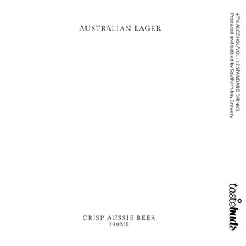 Thank You Beer Label - Tastebuds