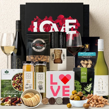 Australian Red & White Valentines Hamper
