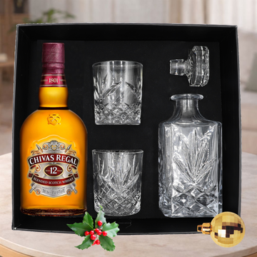 Whiskey Decanter Christmas Hamper For Him
