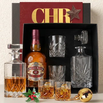Whiskey Decanter Christmas Hamper For Him