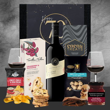 Happy 70th Red Wine Birthday Hamper