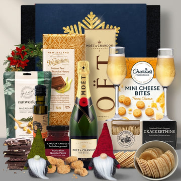 Christmas Hamper With Moet Champagne
