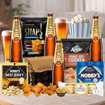 Crown Beer & Nibbles Hamper