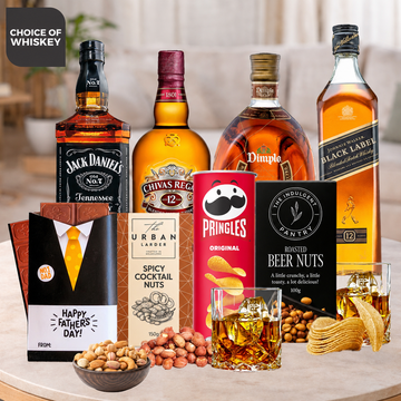Father's Day Whisky & Snack Hamper