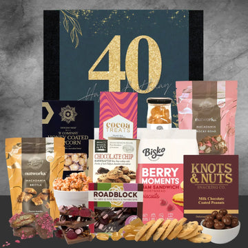 Happy 40th Aussie Gourmet Sweets Hamper - Tastebuds
