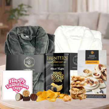 Relax With Robe & Snacks Valentines Hamper