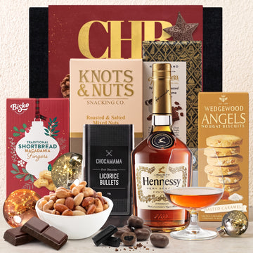 Cognac & Snacks Christmas Hamper