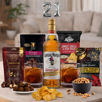 21st Captain Morgan Rum Birthday Hamper