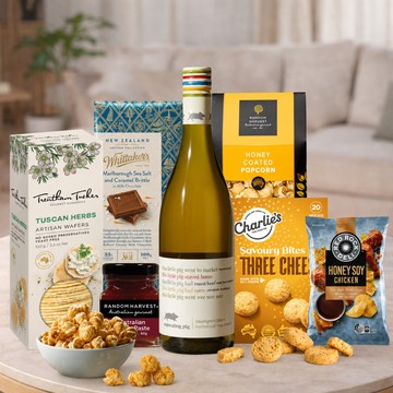 Squealing Pig Sauvignon Blanc Gift Basket