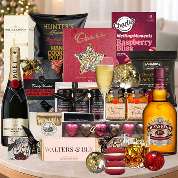 Luxury Moet & Whiskey Christmas Hamper