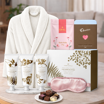 White Robe Pamper Gift Hamper For Her