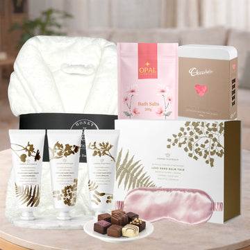 White Robe Pamper Gift Hamper For Her