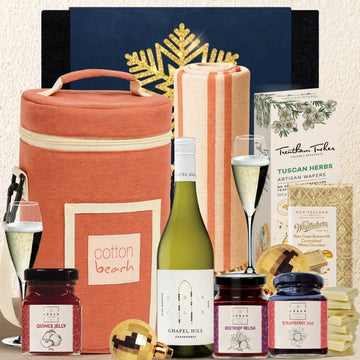 Festive Picnic by the Pink Beach Hamper
