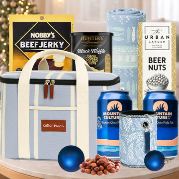 Christmas Beer Beach Day Picnic Hamper