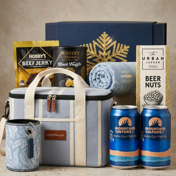 Christmas Beer Beach Day Picnic Hamper