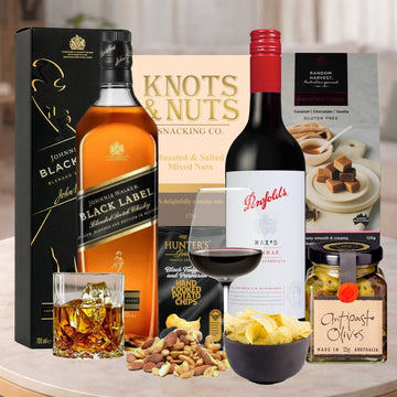 Whisky & Shiraz Gift Hamper For Couples
