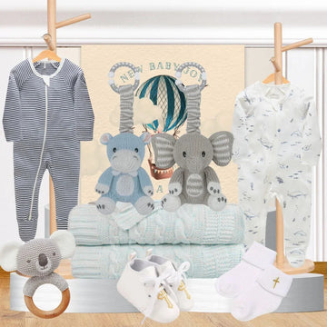Baby Boy Christening Gift Hamper - Tastebuds