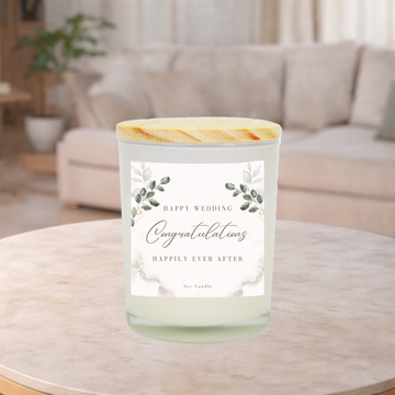 Wedding Congratulations Soy Candle