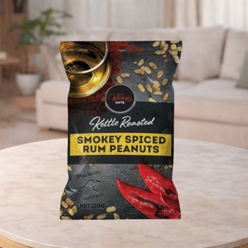 Wicked Nuts Smoky Spiced Rum Infused Peanuts 120g