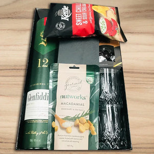 Premium Whisky & Nibbles Valentines Hamper - Tastebuds
