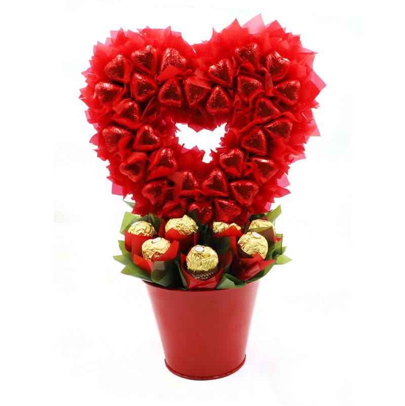 Valentine's Love Deluxe Chocolate Bouquet