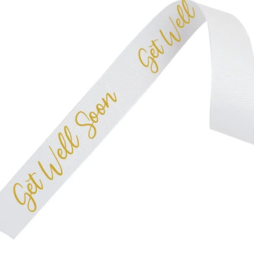 Get Well Soon White Ribbon - Tastebuds