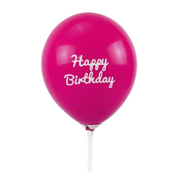 Pink Happy Birthday Balloon – Tastebuds