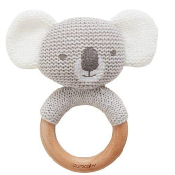 Pure Baby Koala Rattle Teether - Tastebuds