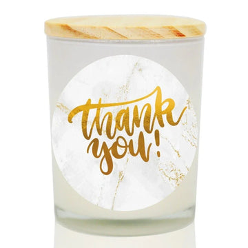Thank You Gold Soy Candle - Tastebuds