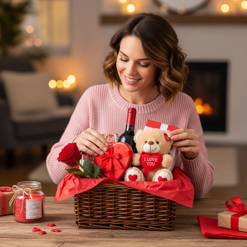 Online DIY Valentine’s Chocolate Hampers from Tastebuds