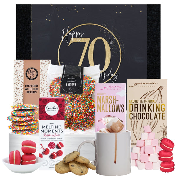 Happy 70th Deluxe Hot Chocolate Hamper