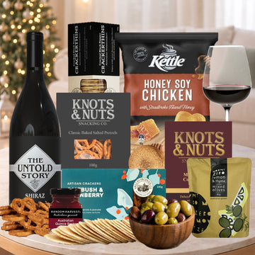 Christmas Red Wine Hamper For Him