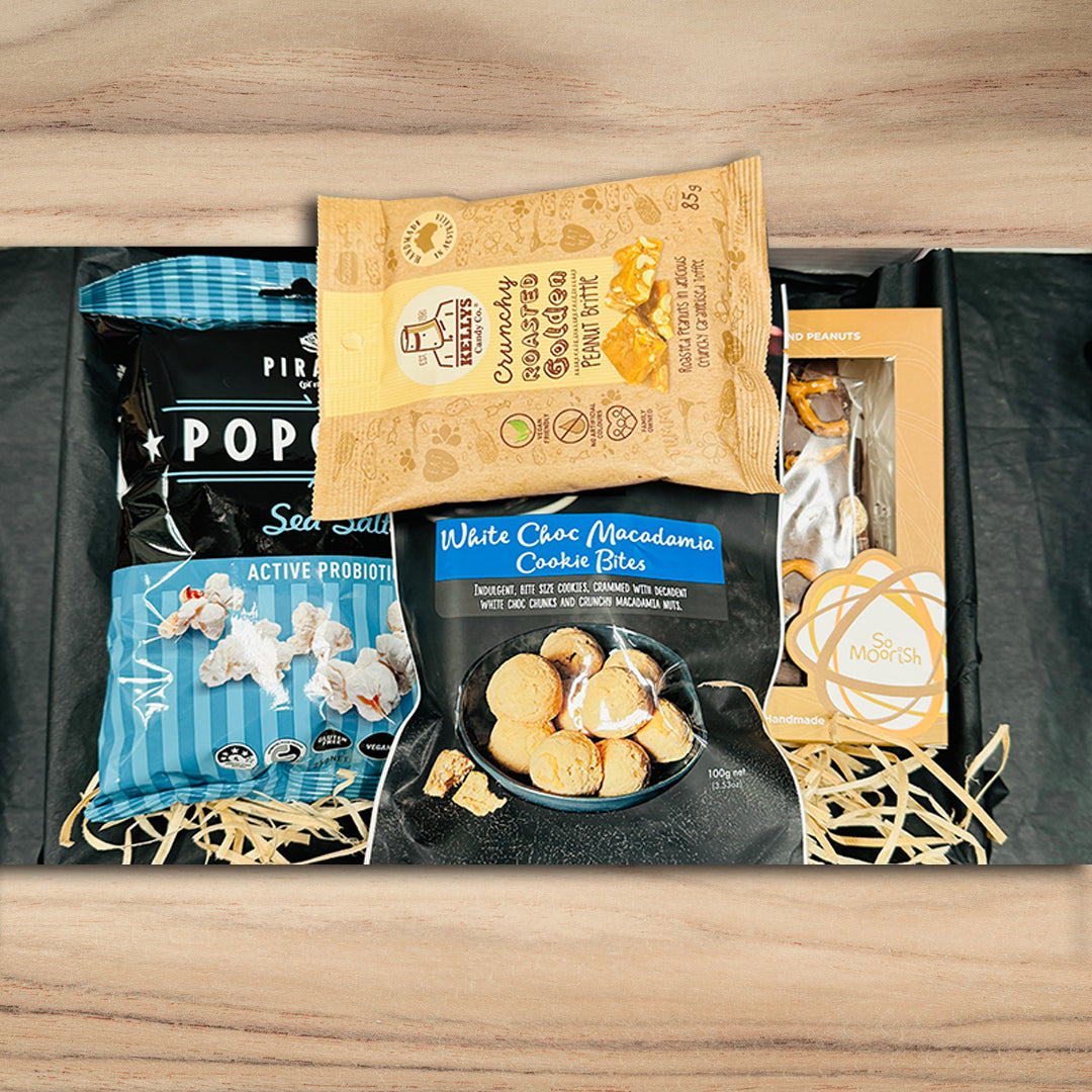 Chocolate Pretzel & Nut Hamper - Tastebuds