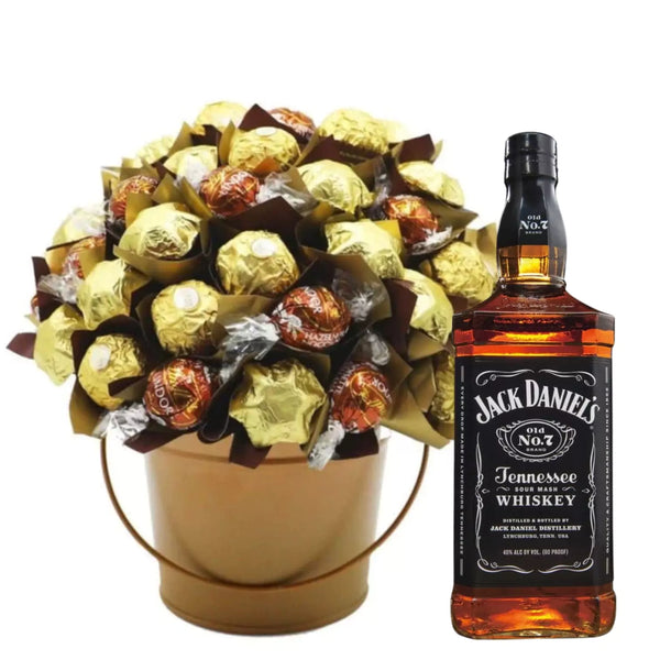 Ferrero & Jack Daniels Delight Chocolate Bouquet