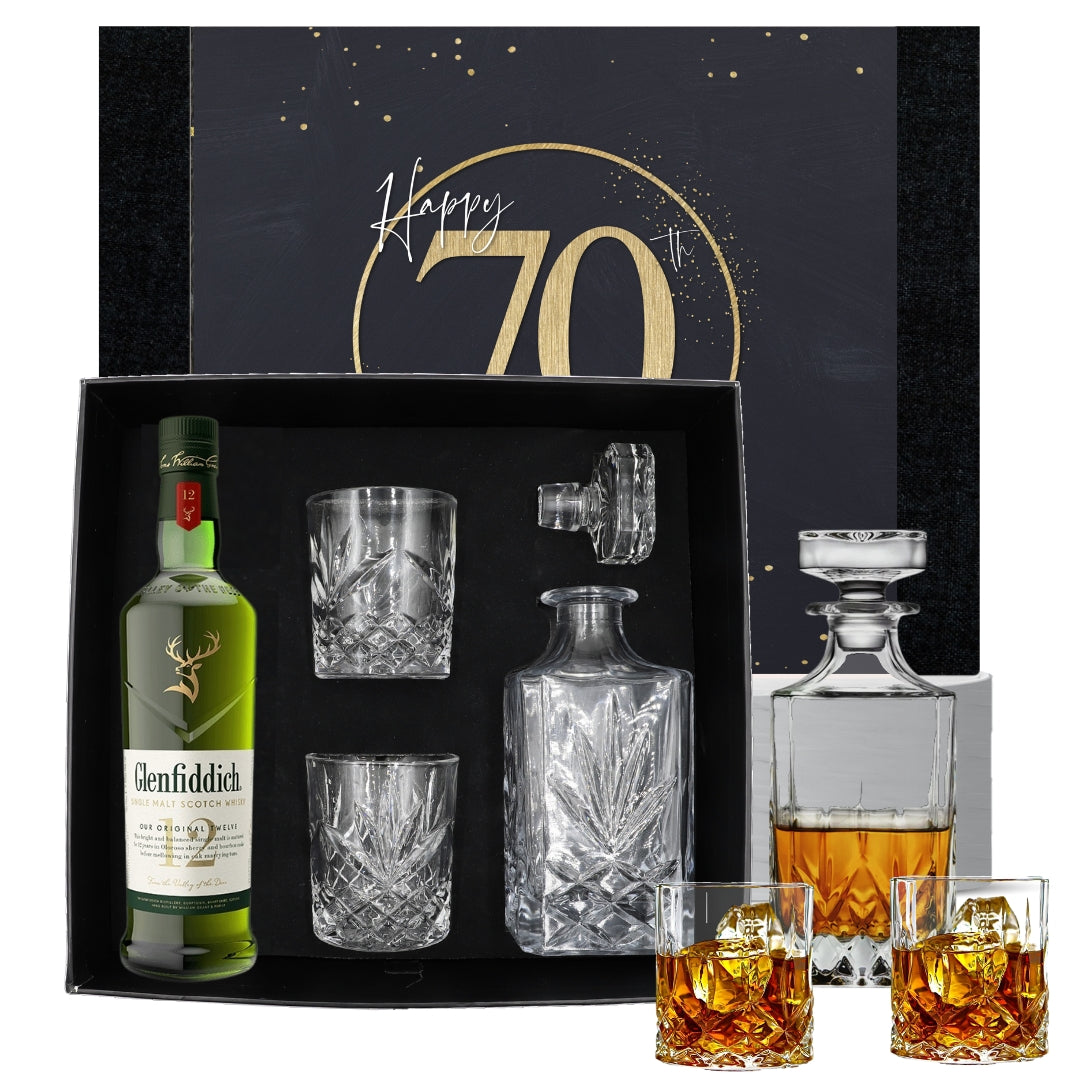 70th Birthdays & Glenfiddich Decanter Hamper