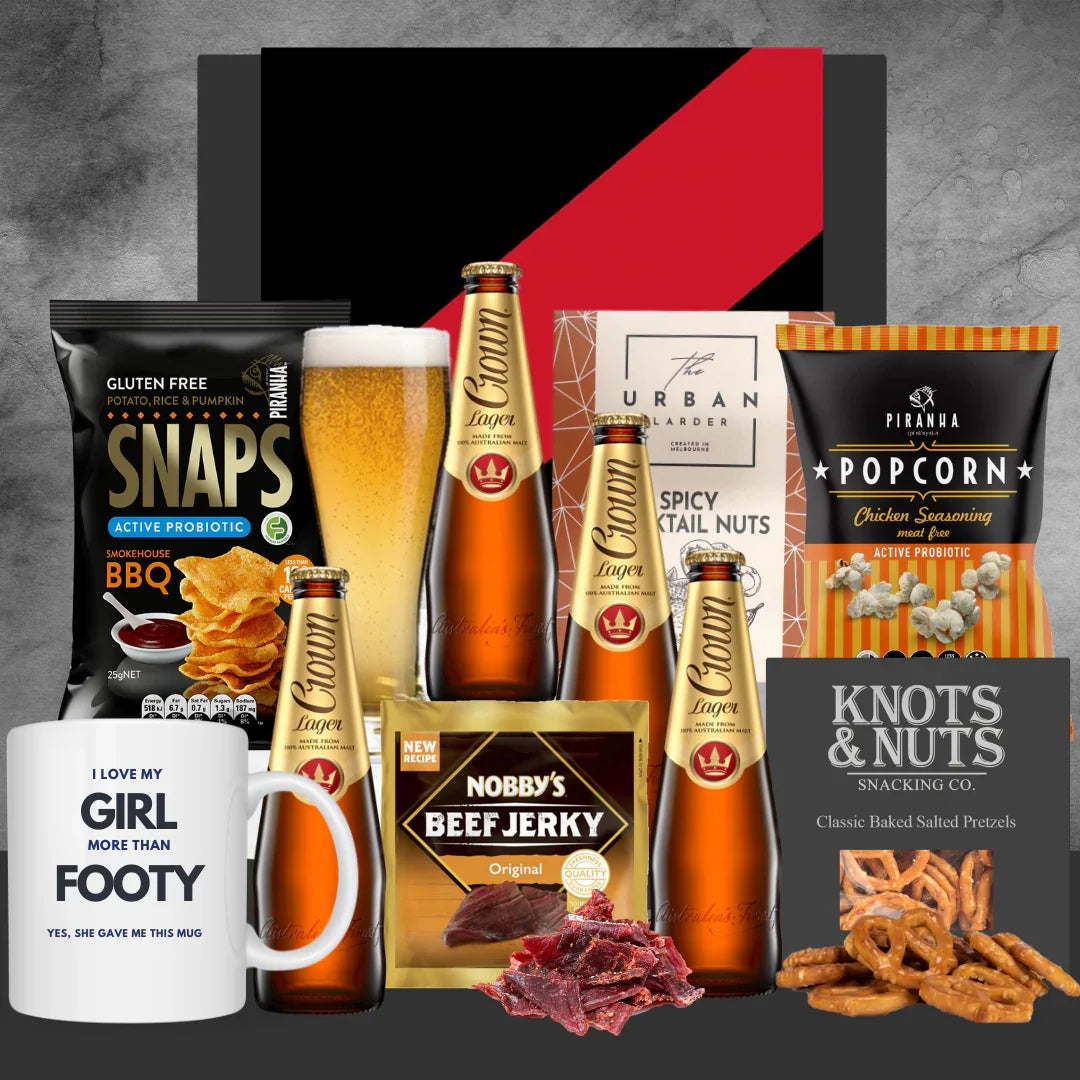 Crown Beer AFL Gift Hamper - Tastebuds