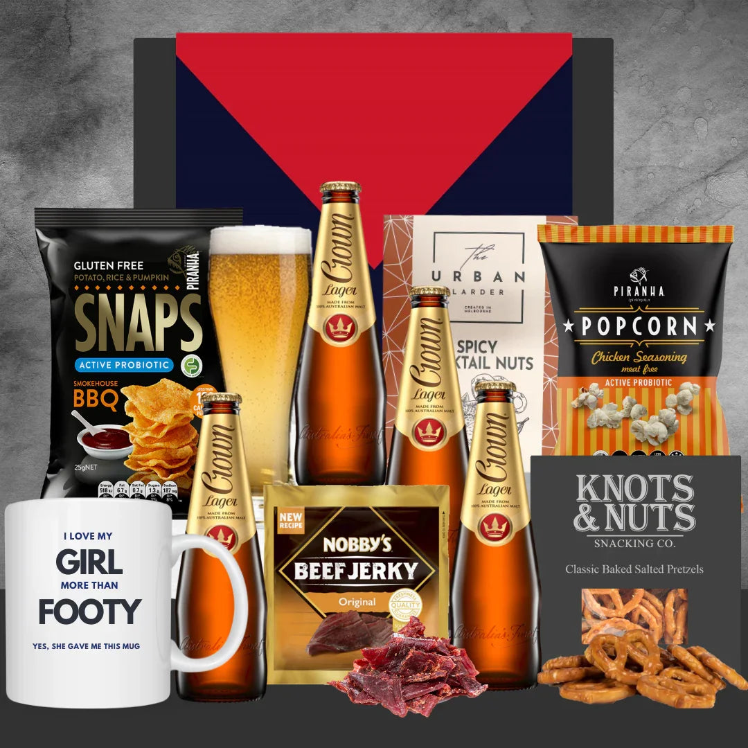 Crown Beer AFL Gift Hamper - Tastebuds