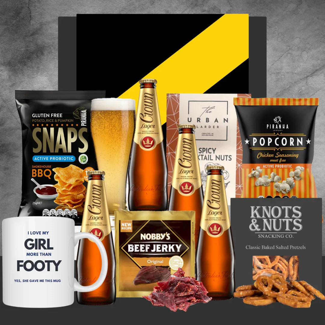 Crown Beer AFL Gift Hamper - Tastebuds