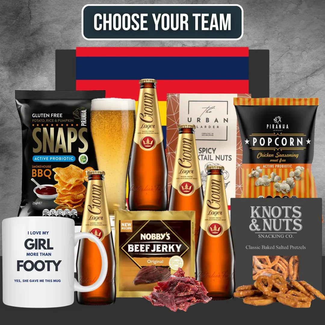 Crown Beer AFL Gift Hamper - Tastebuds