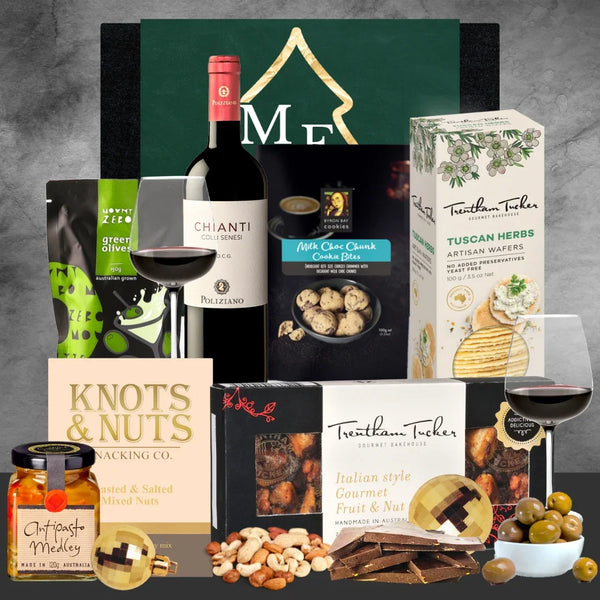 Festive Chianti Red Wine Hamper - Tastebuds