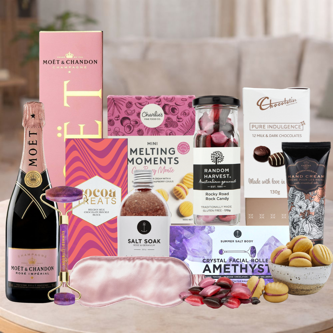 Moet Rose Luxury Hamper for Mum